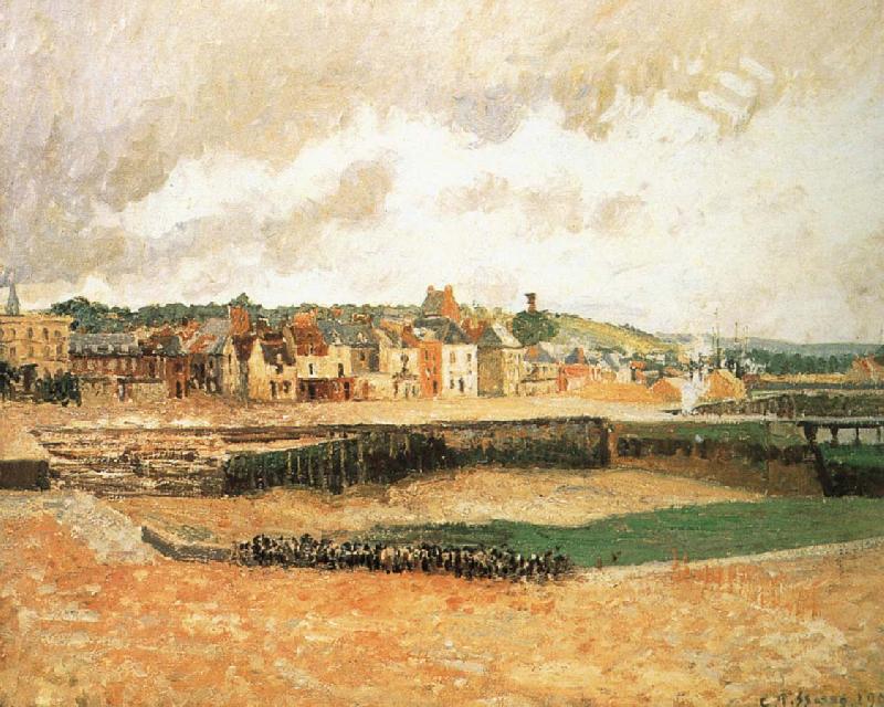 Camille Pissarro Fishing port Sweden oil painting art